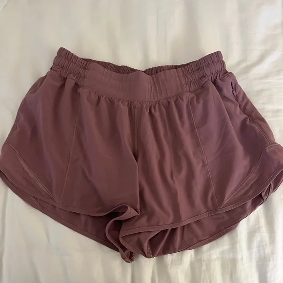 Lululemon Athletica Women's Mauve Shorts - Picture 1 of 9